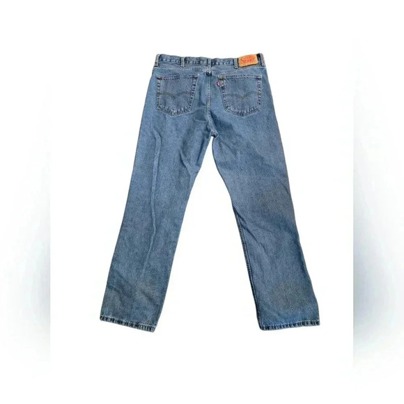 Levi’s 516 Classic Straight Leg Jeans Men’s 40x34 Mid Wash Denim Sustainable - Picture 2 of 7